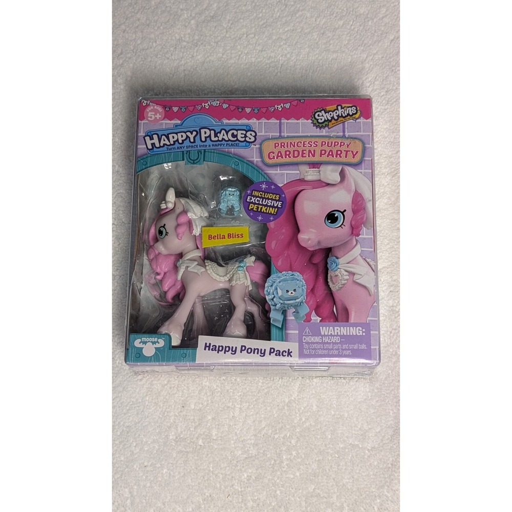SHOPKINS Happy Places Princess Puppy Garden Party-Bella Bliss- New in Box